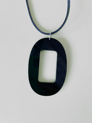 Open image in slideshow, Oval Rectangle Perspex Pendant
